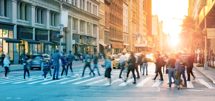 urban crosswalk angle